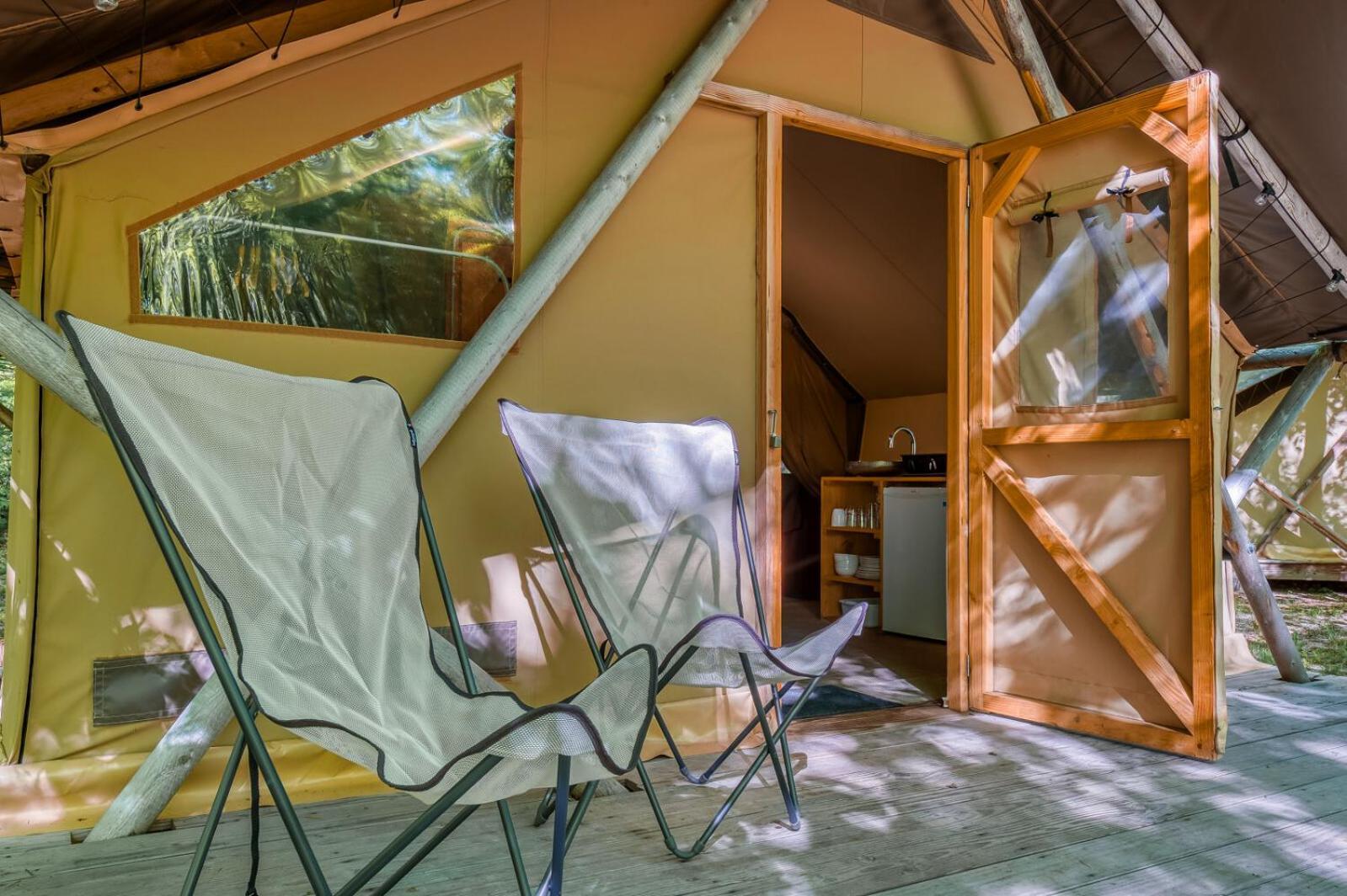 Huttopia White Mountains Albany Buitenkant foto