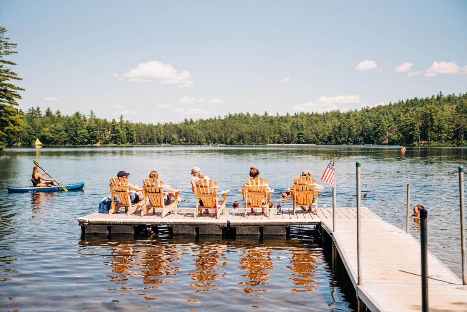 Huttopia White Mountains Albany Buitenkant foto