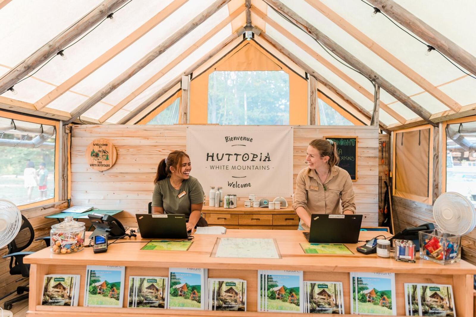 Huttopia White Mountains Albany Buitenkant foto