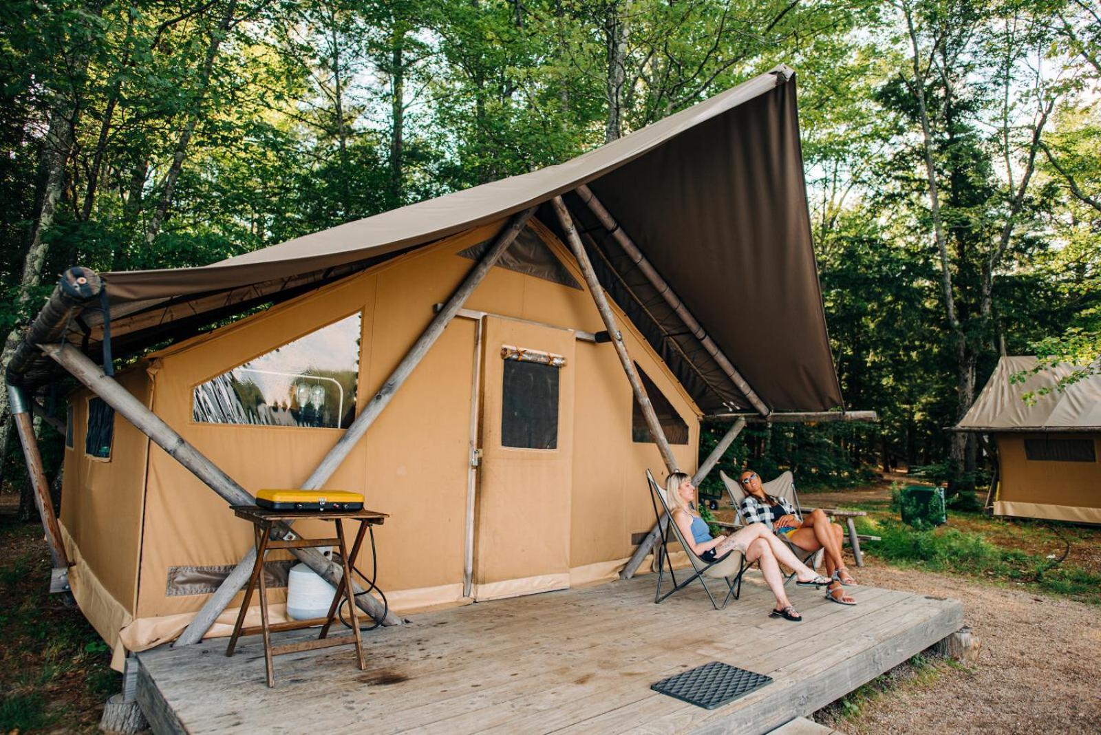 Huttopia White Mountains Albany Buitenkant foto